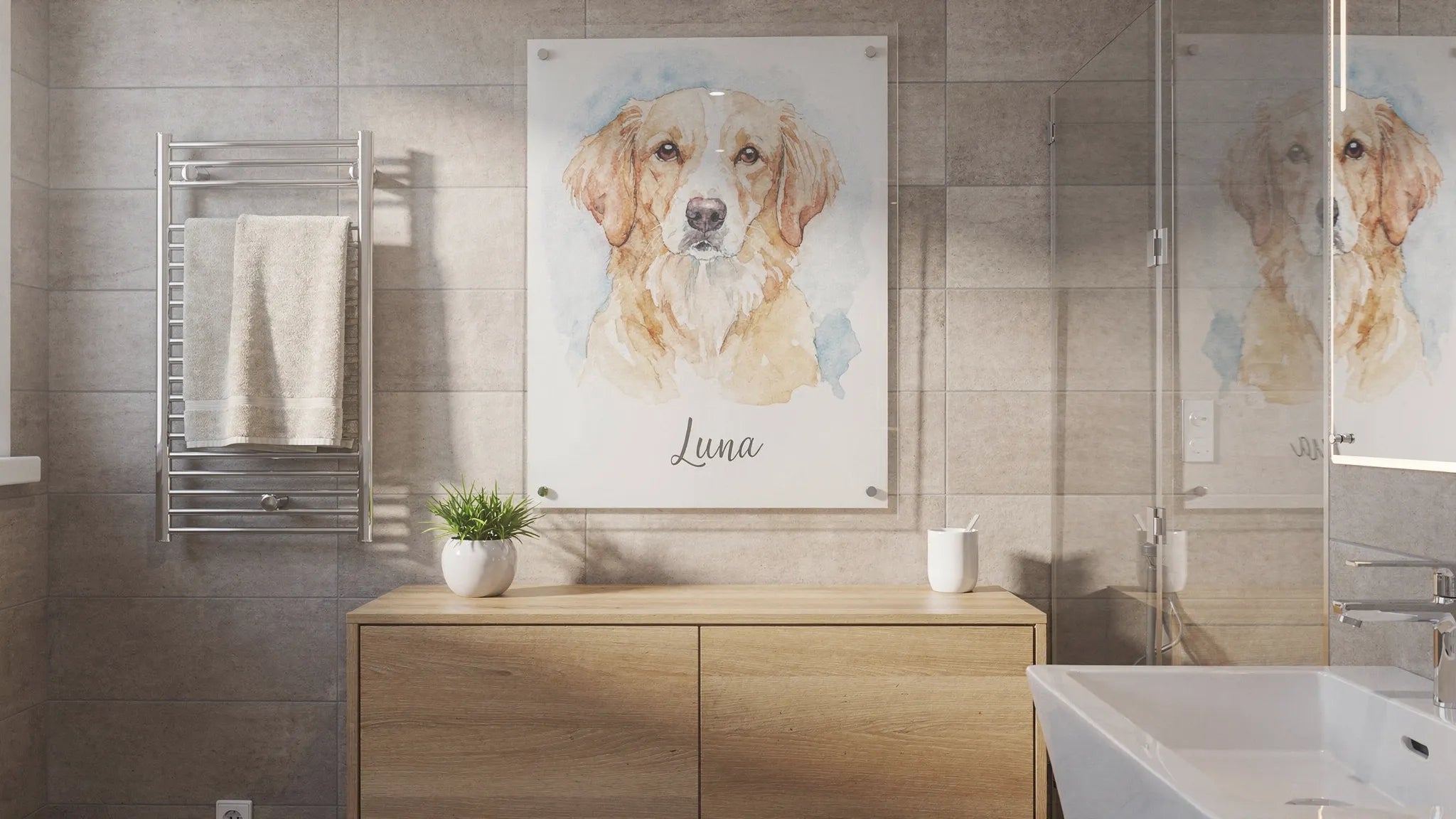 Poster Badezimmer: Feuchtigkeitsfeste Deko-Ideen