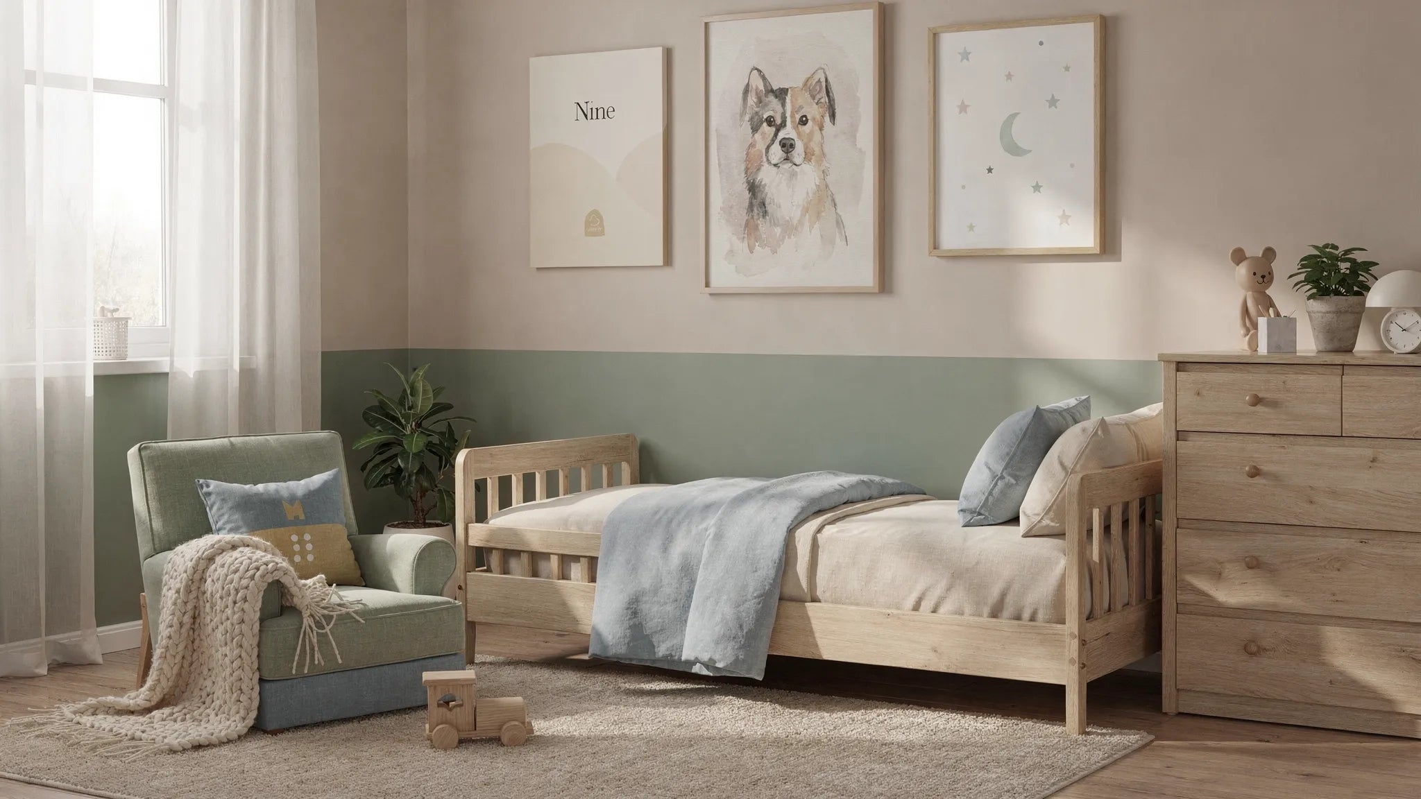 Poster für Kinderzimmer: Süße Tierideen