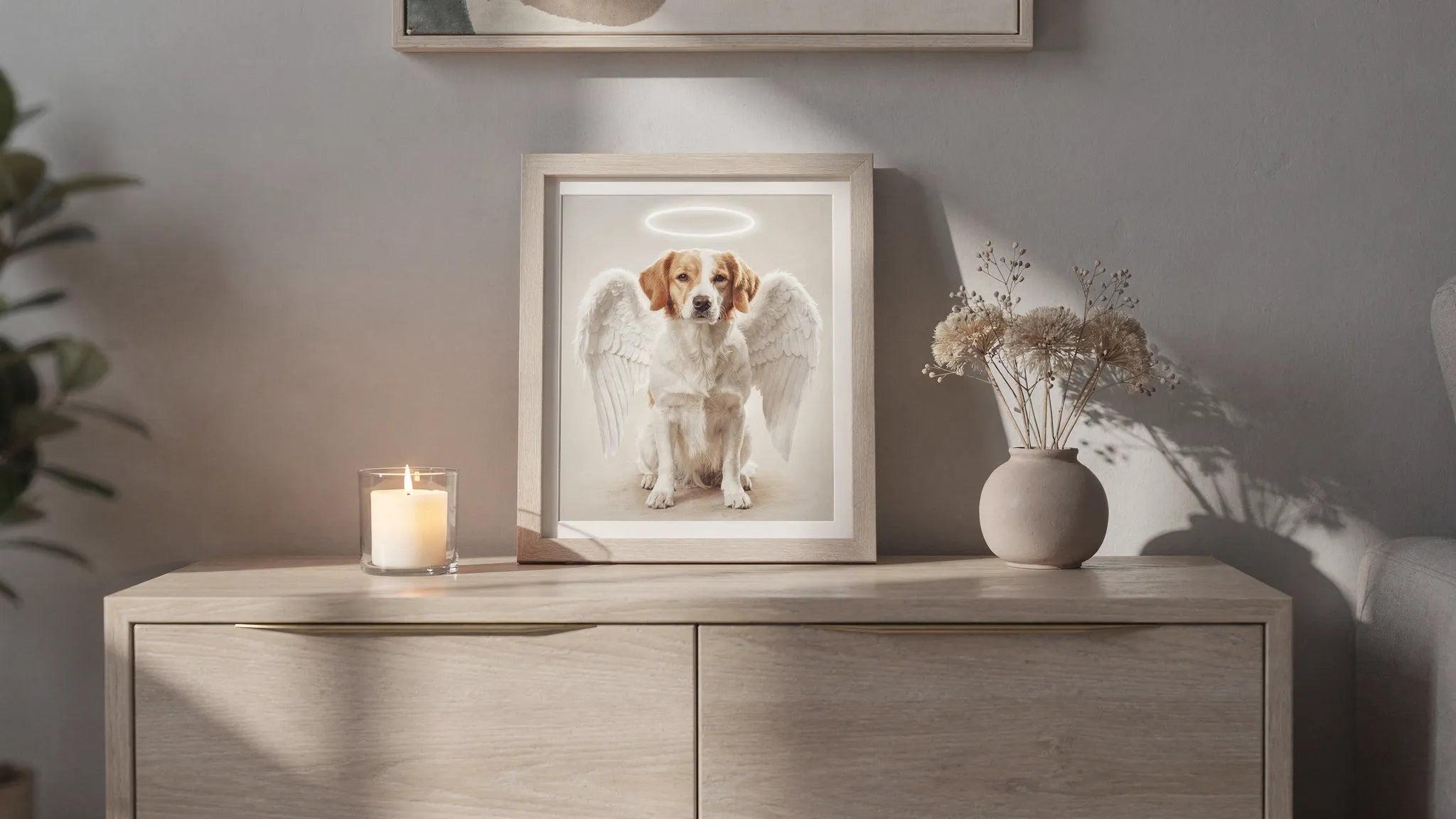 Haustier Gedenkbild mit Engelsflügeln: Vorlagen und Tipps