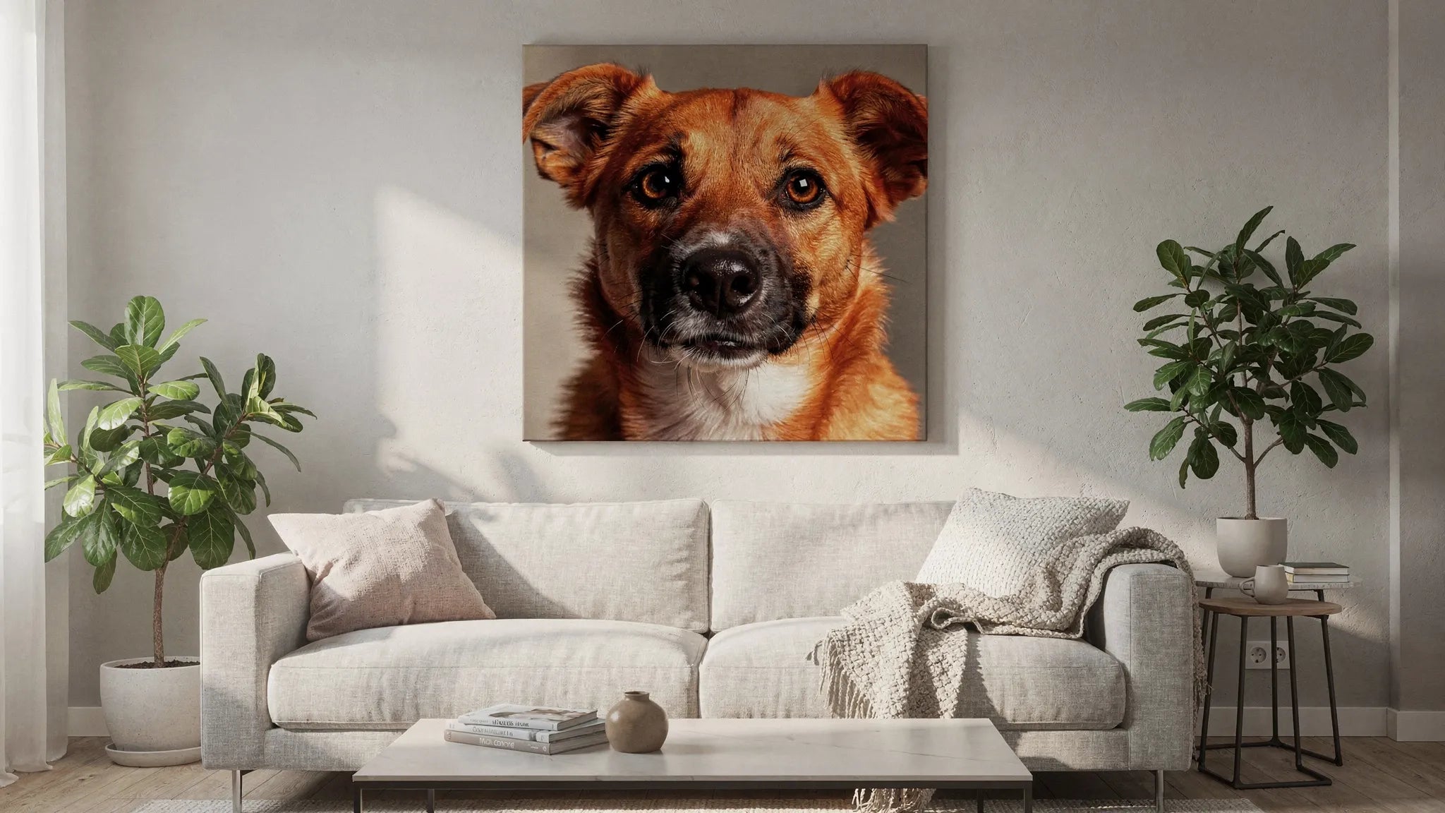 Fotoleinwand aus Haustierfoto: So wird sie brillant