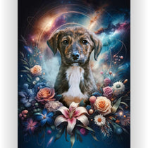 Gepersonaliseerde portretposter en canvas - Universe-stijl 