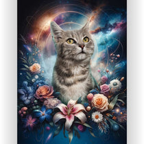 Gepersonaliseerde portretposter en canvas - Universe-stijl 