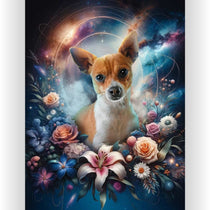 Gepersonaliseerde portretposter en canvas - Universe-stijl 