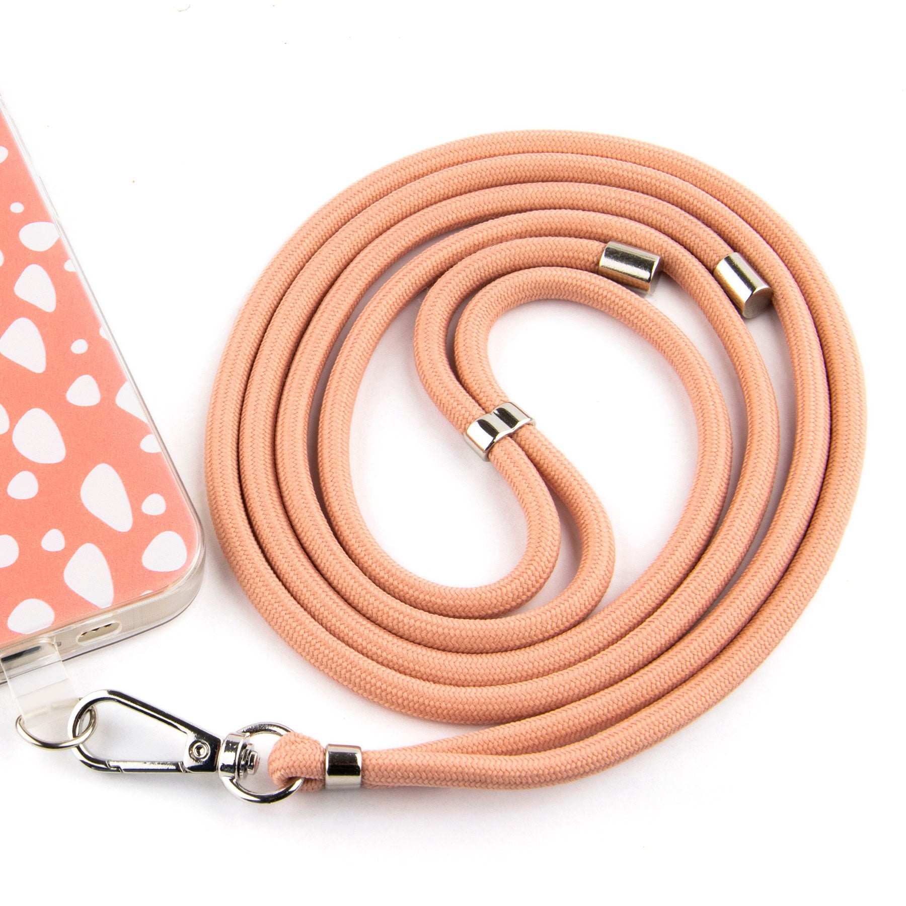 Upgrade: roze draagkoord voor telefoonhoes