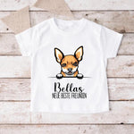 Nieuwe beste vriend - Gepersonaliseerd baby-T-shirt met huisdier