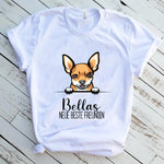 Nieuwe beste vriend - Gepersonaliseerd baby-T-shirt met huisdier