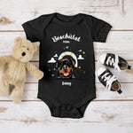 Beschermd door - Gepersonaliseerde babyromper - Kort - Hond & Kat 