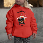 Beschermd door - Gepersonaliseerde kinderhoodie - Hond & Kat - Meerdere kleuren
