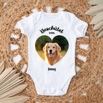 Beschermd door - Gepersonaliseerde babyromper met foto 
