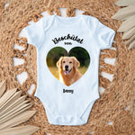 Beschermd door - Gepersonaliseerde babyromper met foto 