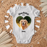 Beschermd door - Gepersonaliseerde babyromper met foto 
