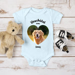 Beschermd door - Gepersonaliseerde babyromper met foto 