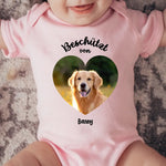 Beschermd door - Gepersonaliseerde babyromper met foto 