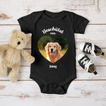 Beschermd door - Gepersonaliseerde babyromper met foto 