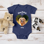 Beschermd door - Gepersonaliseerde babyromper met foto 