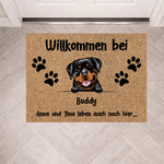 Gepersonaliseerde deurmat