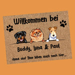 Gepersonaliseerde deurmat