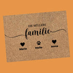 Familie - Gepersonaliseerde deurmat