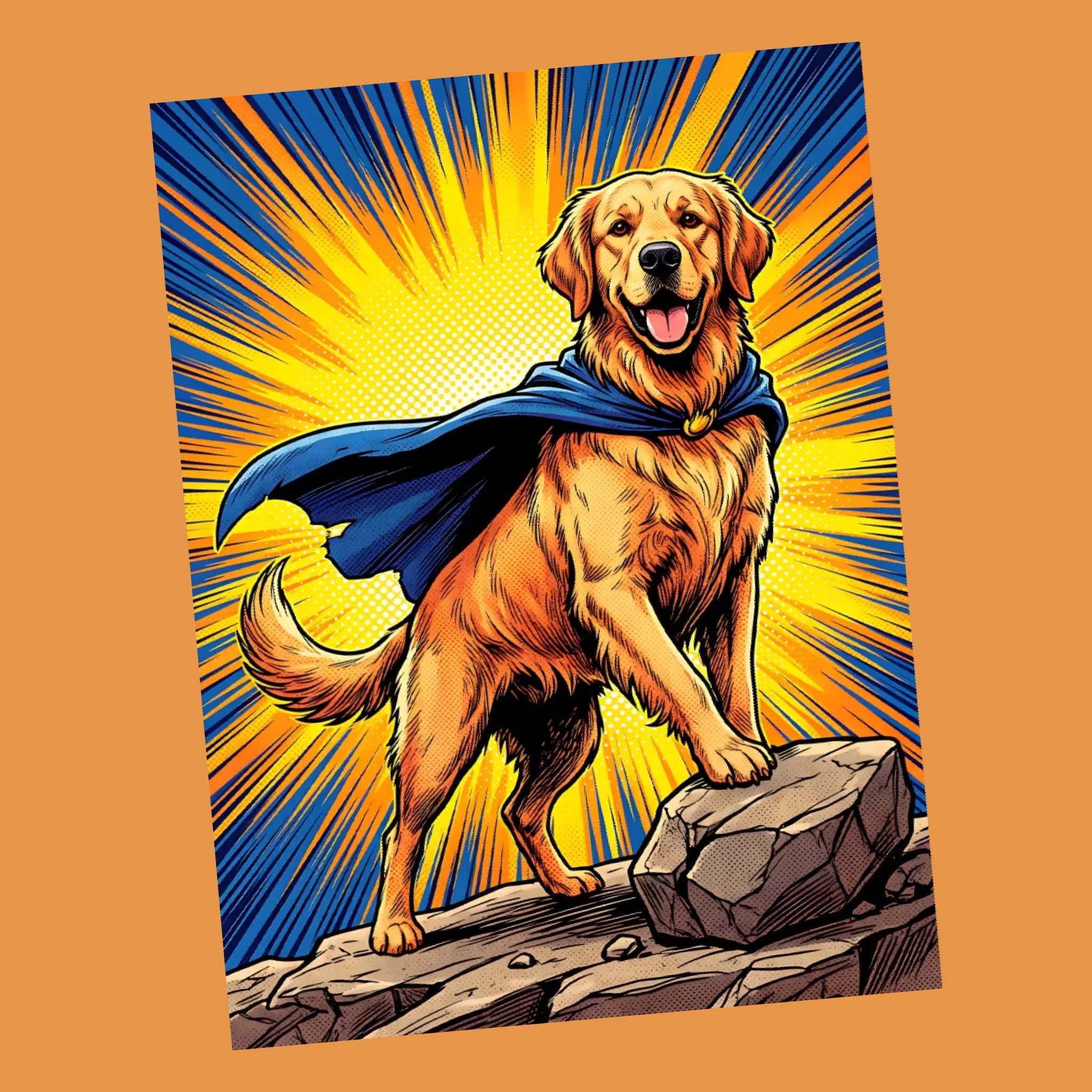 Retro-Comic & Superhelden Stil