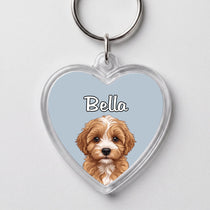 Heart Keyring cutout mockup 1