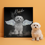 Gepersonaliseerd portret - Diamanten Engel Stijl 