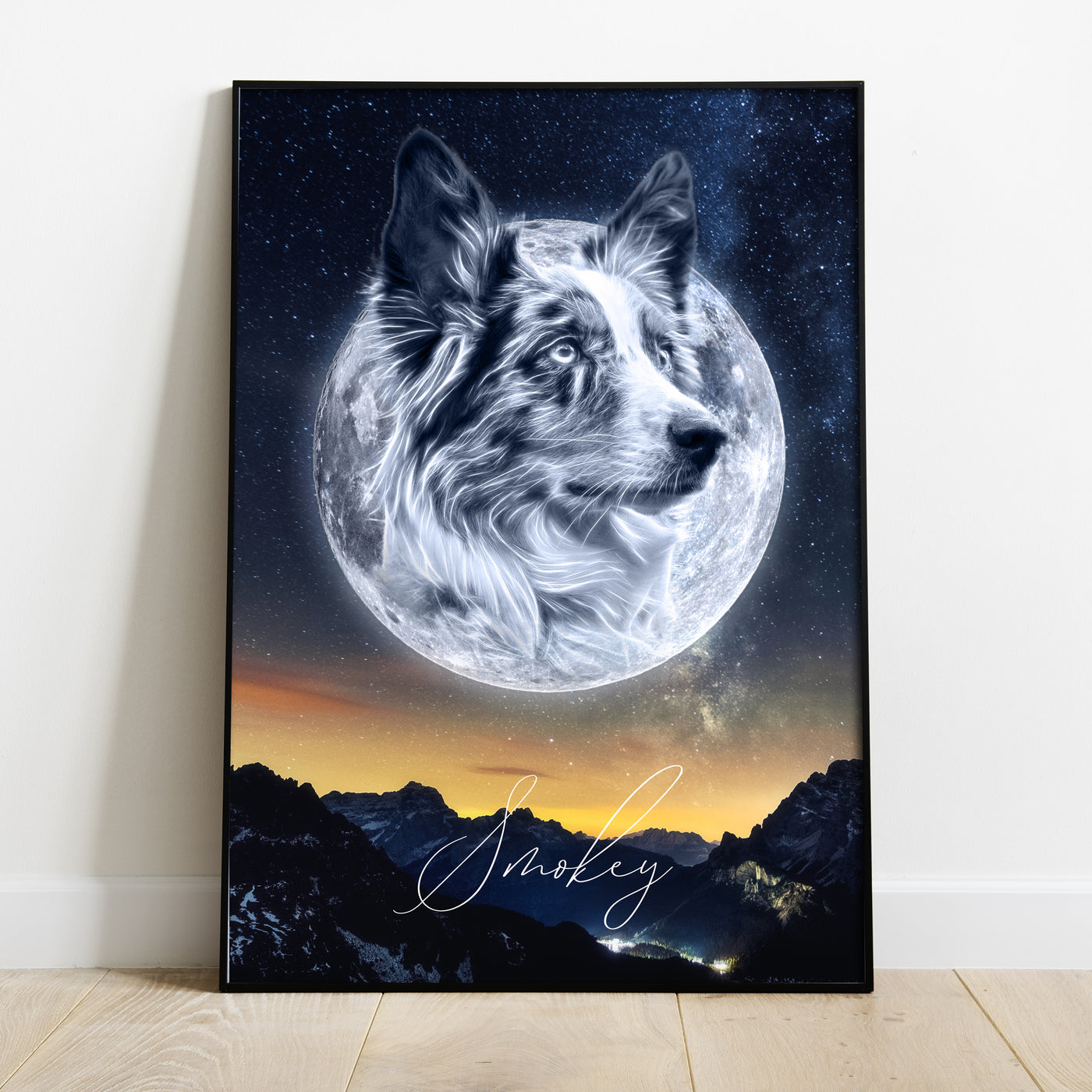 Gepersonaliseerd portret - Maanstijl 