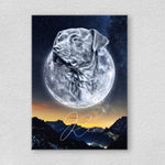 Gepersonaliseerd portret - Maanstijl 