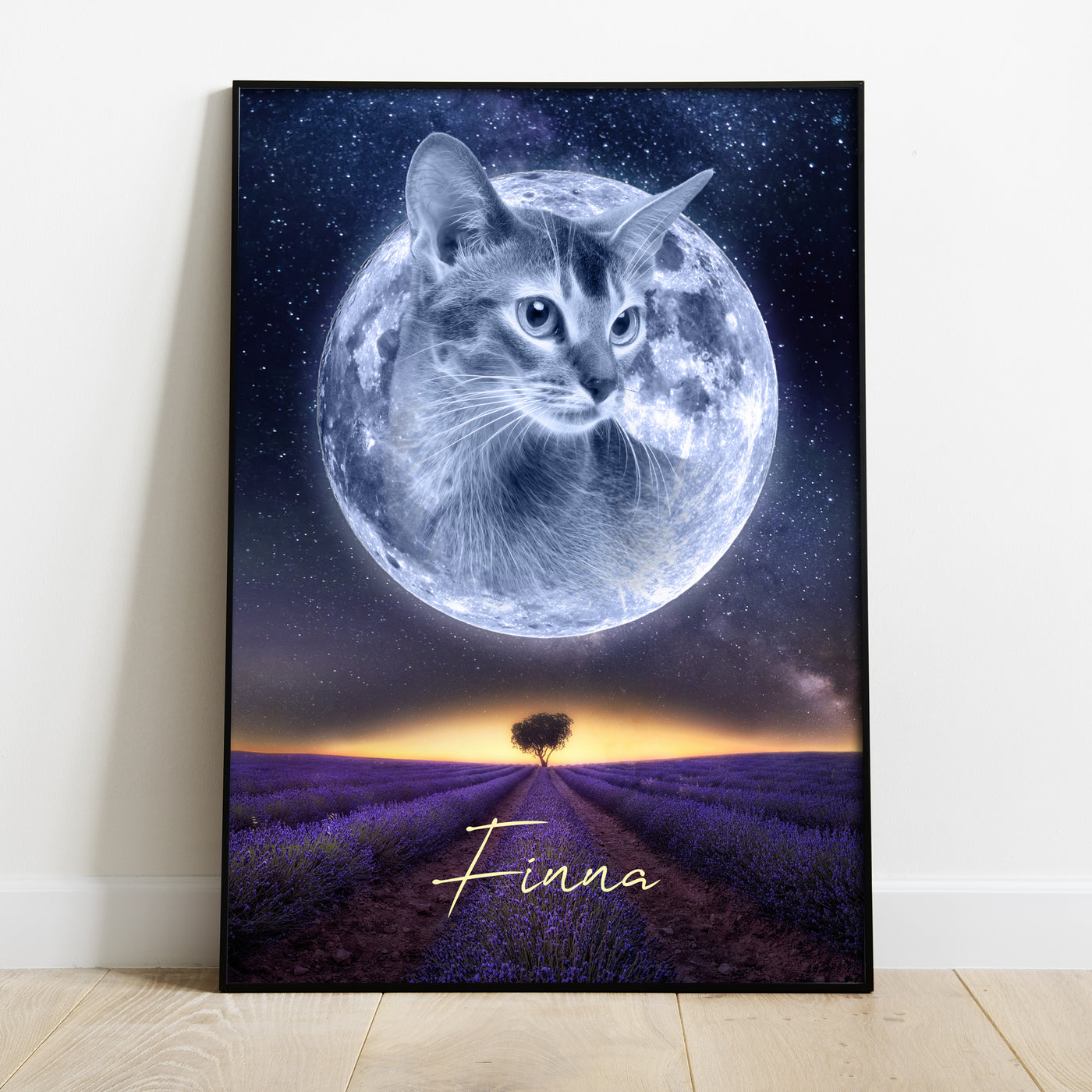 Gepersonaliseerd portret - Maanstijl 