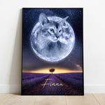 Gepersonaliseerd portret - Maanstijl 