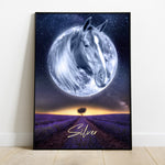 Gepersonaliseerd portret - Maanstijl 