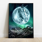 Gepersonaliseerd portret - Maanstijl 