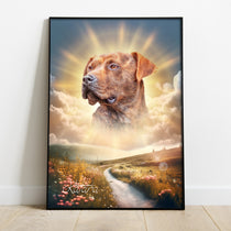 Gepersonaliseerde portretposter en canvas - Zonstijl 