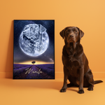 Gepersonaliseerd portret - Maanstijl 