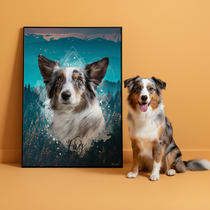 Gepersonaliseerde portretposter en canvas - Natuurstijl 