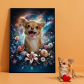Gepersonaliseerde portretposter en canvas - Universe-stijl 