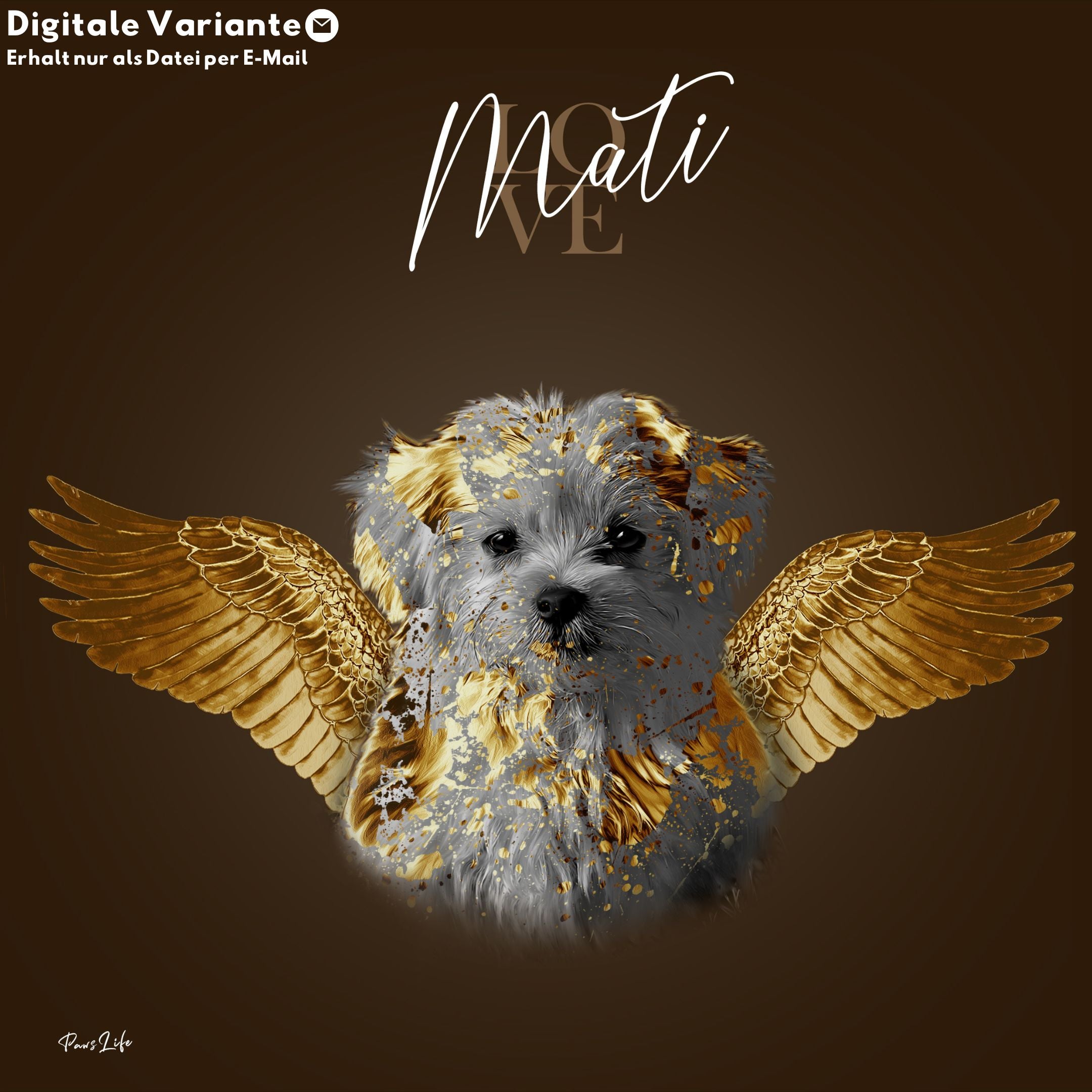 Digitaal engelenportret 