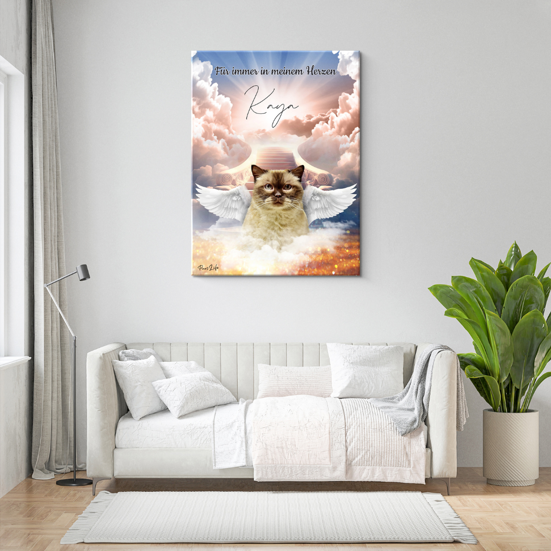 Gepersonaliseerd portret - Hemelse engelstijl 