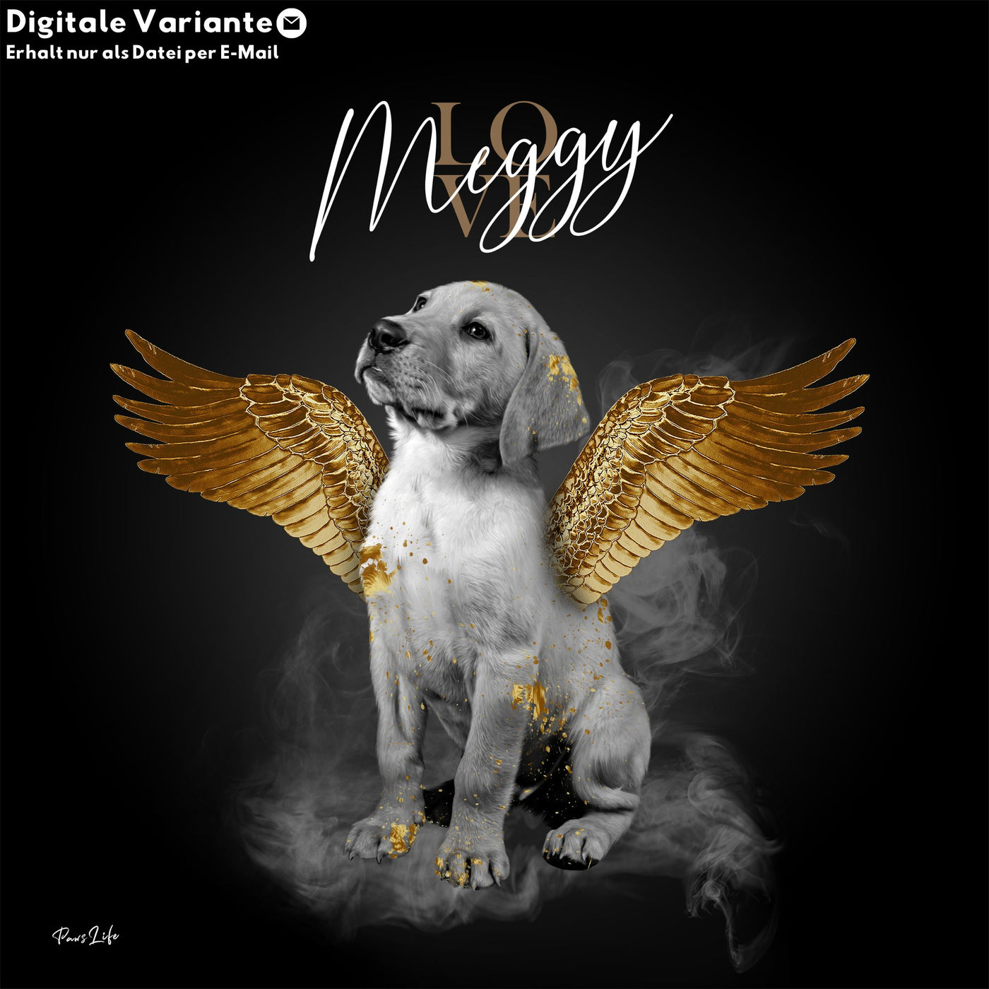 Digitaal engelenportret 