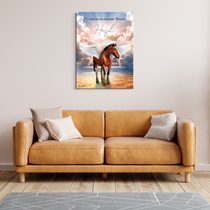 Gepersonaliseerde portretposter en canvas - Hemelse engelstijl 