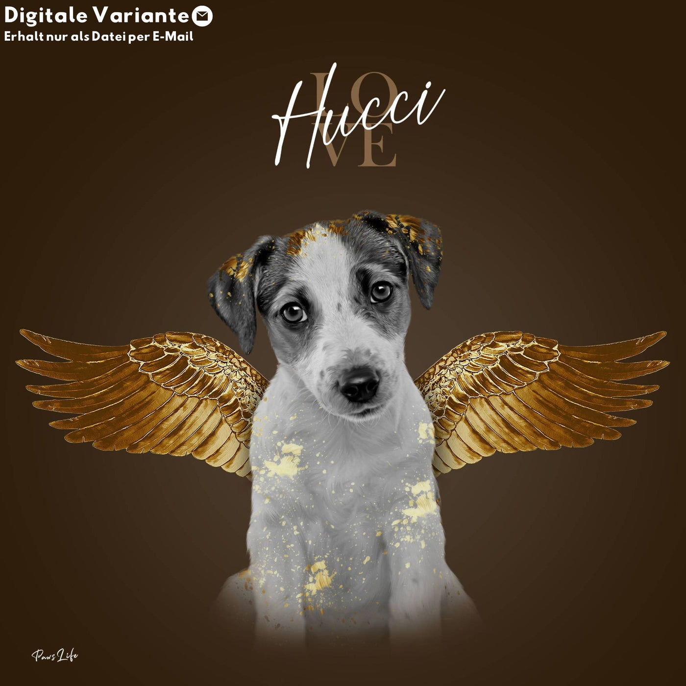 Digitaal engelenportret 