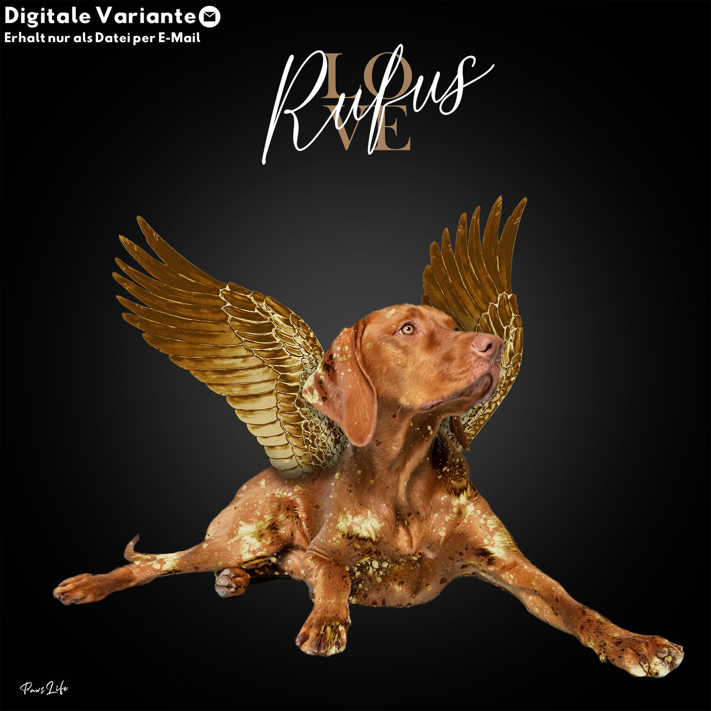 Digitaal engelenportret 