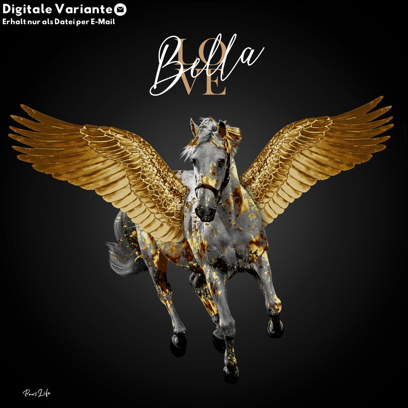 Digitaal engelenportret 