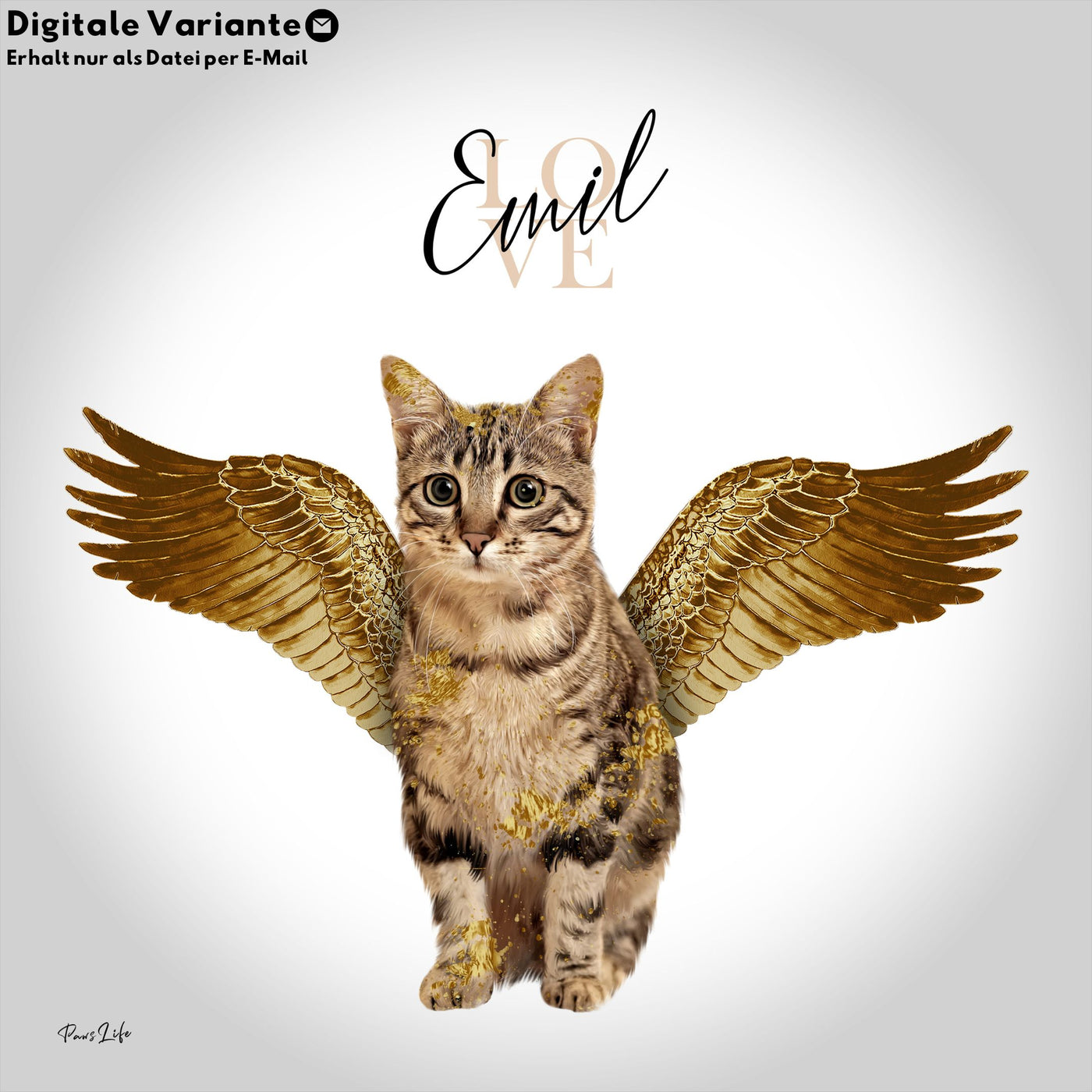 Digitaal engelenportret 