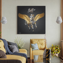 Personalisiertes Portrait - Goldener Engel Stil - PawsLife